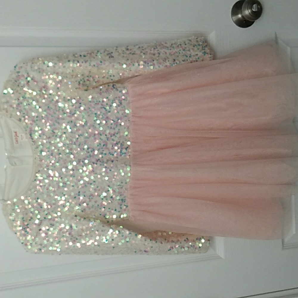 Girls cat and Jack party dress 7/8